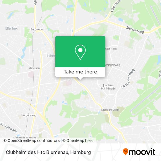 Clubheim des Htc Blumenau map