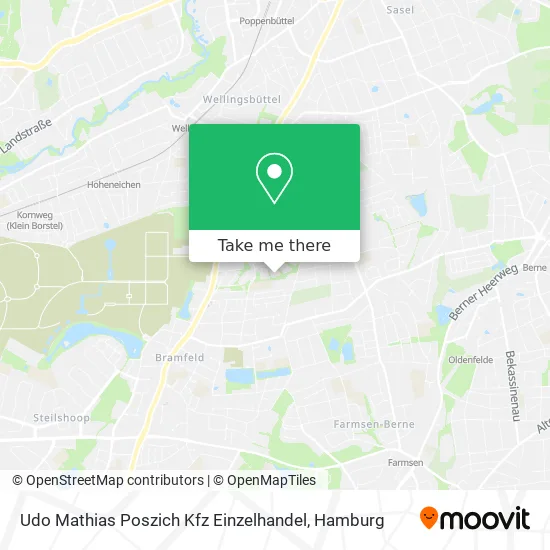Карта Udo Mathias Poszich Kfz Einzelhandel