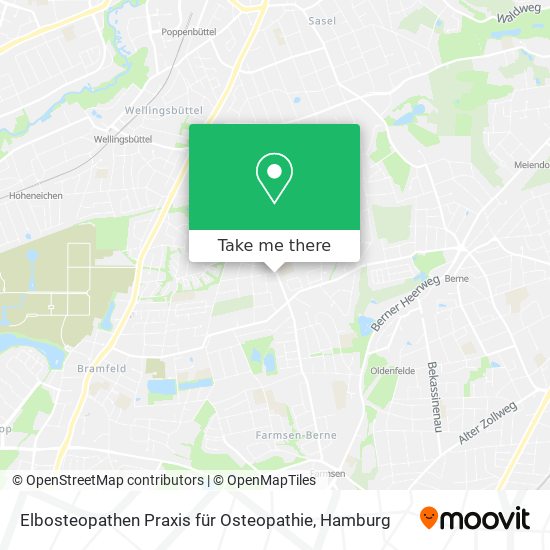 Elbosteopathen Praxis für Osteopathie map