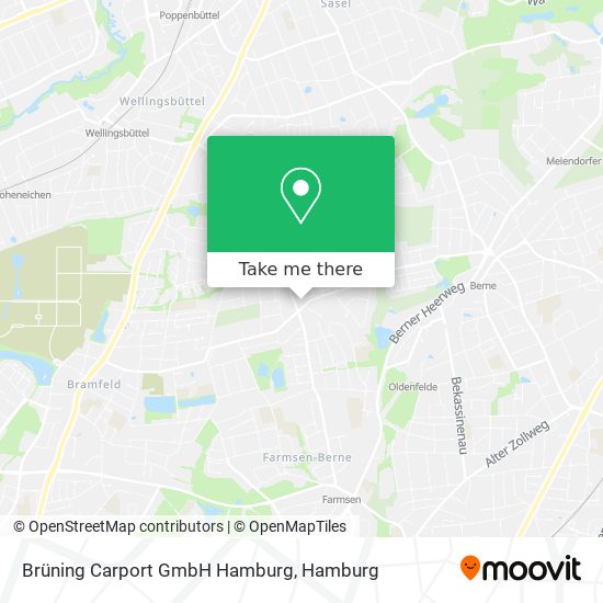 Карта Brüning Carport GmbH Hamburg