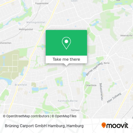 Brüning Carport GmbH Hamburg map