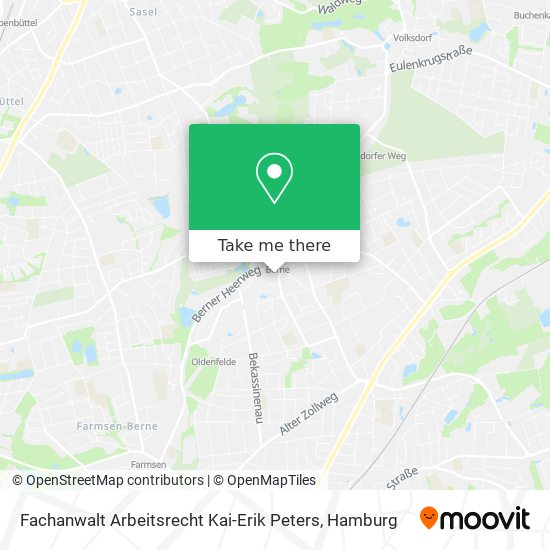 Fachanwalt Arbeitsrecht Kai-Erik Peters map