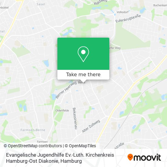 Evangelische Jugendhilfe Ev.-Luth. Kirchenkreis Hamburg-Ost Diakonie map