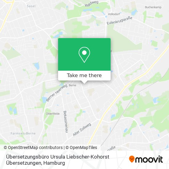Übersetzungsbüro Ursula Liebscher-Kohorst Übersetzungen map