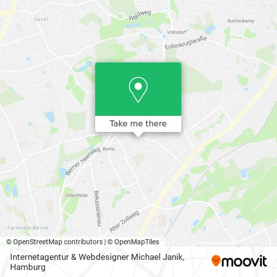 Internetagentur & Webdesigner Michael Janik map
