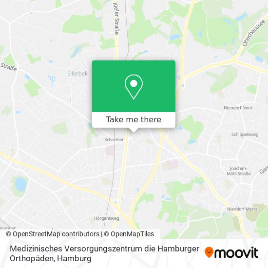 Medizinisches Versorgungszentrum die Hamburger Orthopäden map