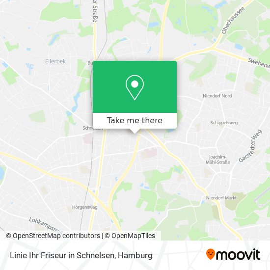 Linie Ihr Friseur in Schnelsen map