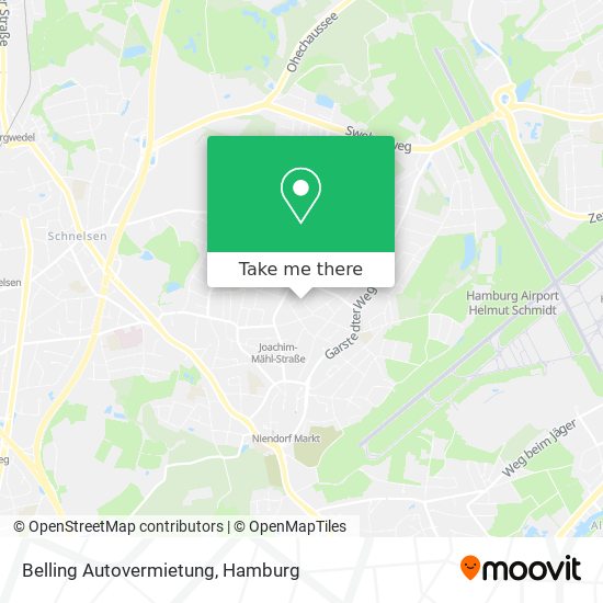 Карта Belling Autovermietung