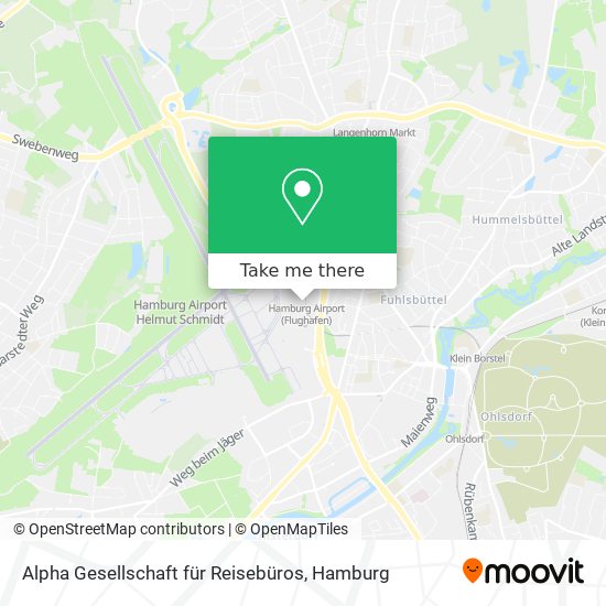 Alpha Gesellschaft für Reisebüros map