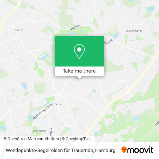 Wendepunkte-Segelreisen für Trauernde map