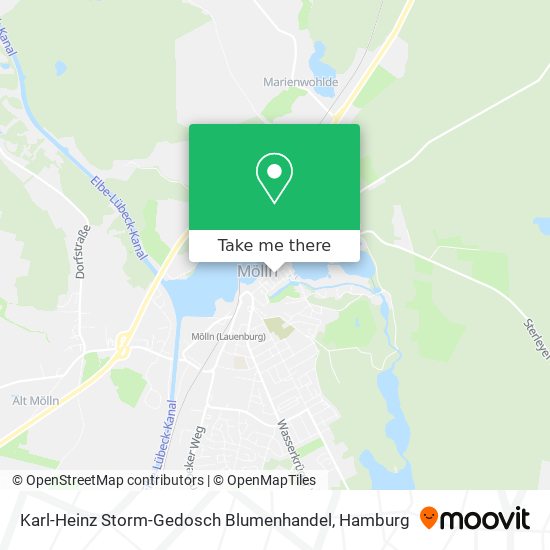 Karl-Heinz Storm-Gedosch Blumenhandel map