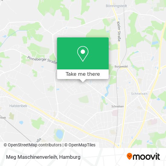 Meg Maschinenverleih map