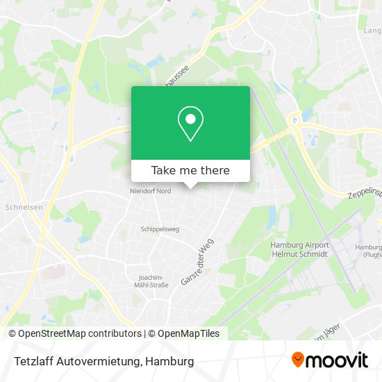 Tetzlaff Autovermietung map