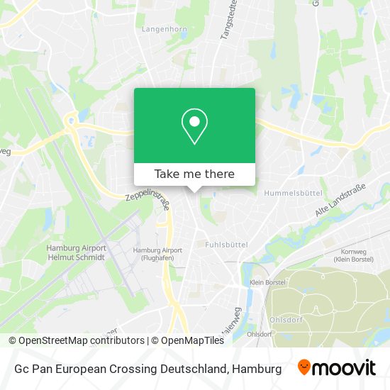 Gc Pan European Crossing Deutschland map