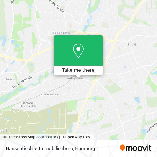 Карта Hanseatisches Immobilienbüro