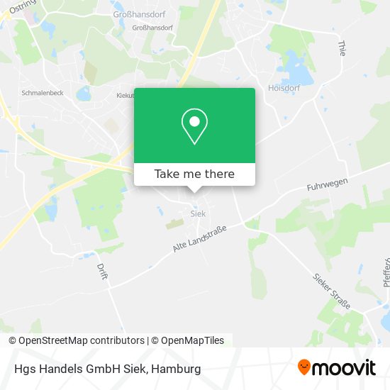 Hgs Handels GmbH Siek map