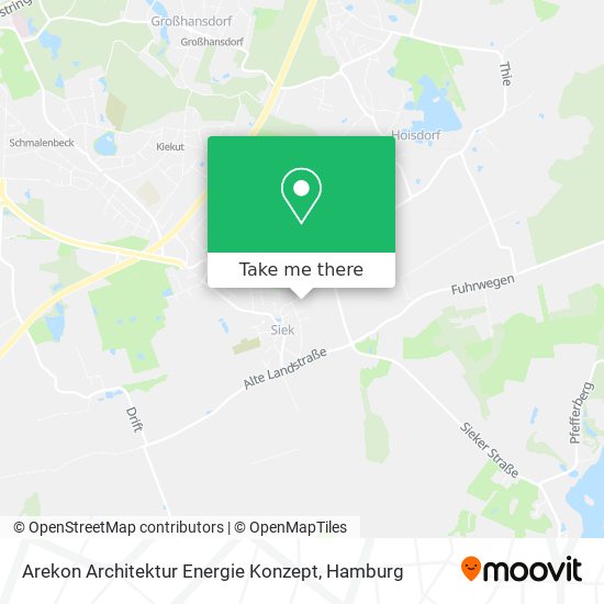 Arekon Architektur Energie Konzept map