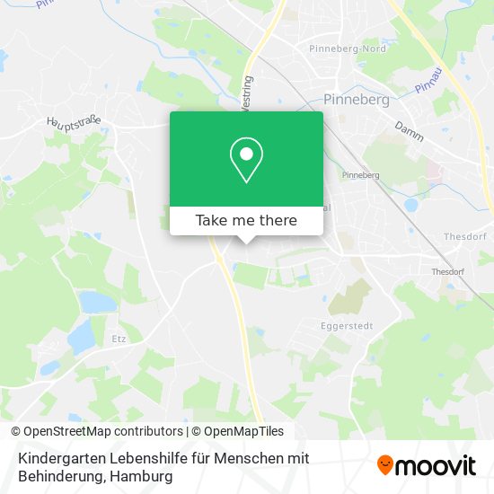 Kindergarten Lebenshilfe für Menschen mit Behinderung map