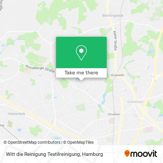 Witt die Reinigung Textilreinigung map