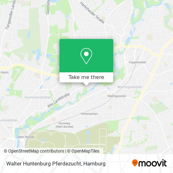 Walter Huntenburg Pferdezucht map