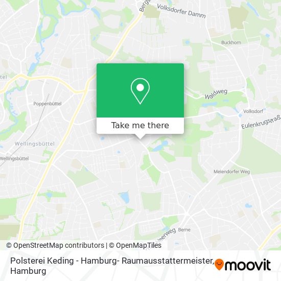 Polsterei Keding - Hamburg- Raumausstattermeister map
