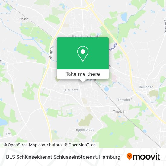 BLS Schlüsseldienst Schlüsselnotdienst map