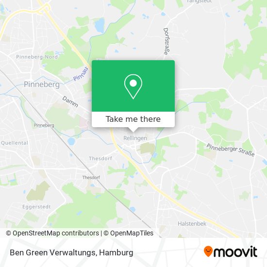 Ben Green Verwaltungs map