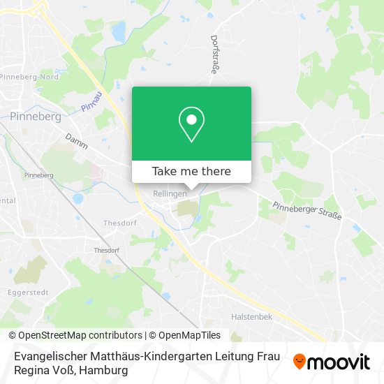 Evangelischer Matthäus-Kindergarten Leitung Frau Regina Voß map