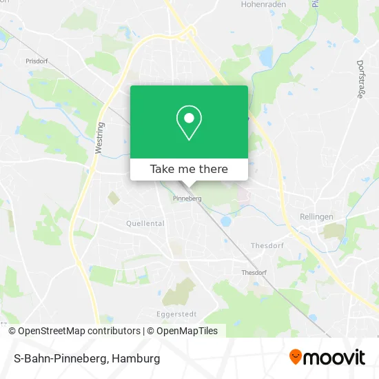 Карта S-Bahn-Pinneberg
