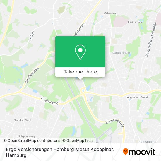 Ergo Versicherungen Hamburg Mesut Kocapinar map