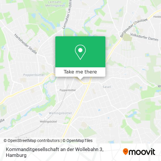 Kommanditgesellschaft an der Wollebahn 3 map