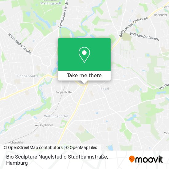 Карта Bio Sculpture Nagelstudio Stadtbahnstraße