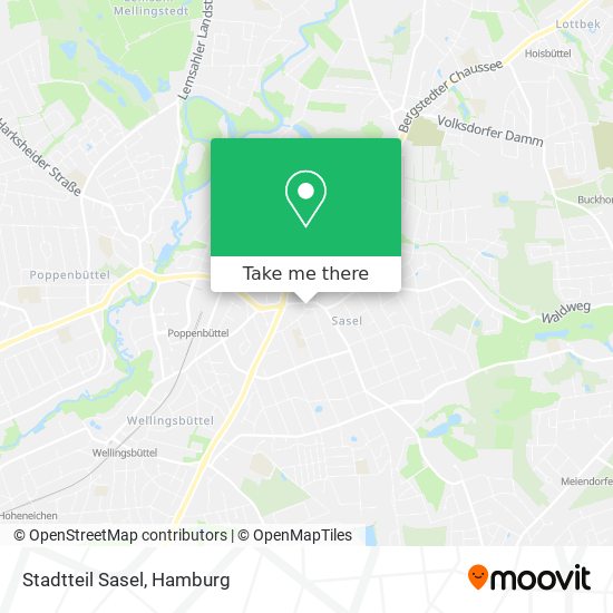 Stadtteil Sasel map