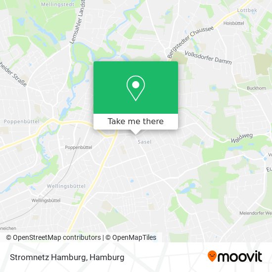 Карта Stromnetz Hamburg
