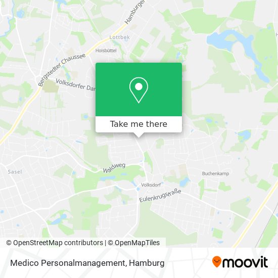 Medico Personalmanagement map