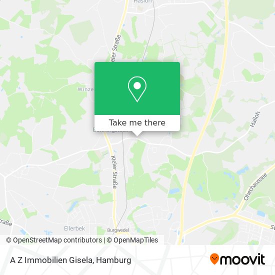 A Z Immobilien Gisela map