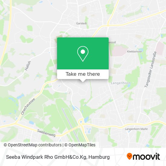 Карта Seeba Windpark Rho GmbH&Co.Kg
