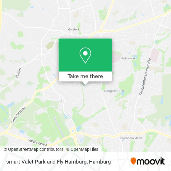 Карта smart Valet Park and Fly Hamburg