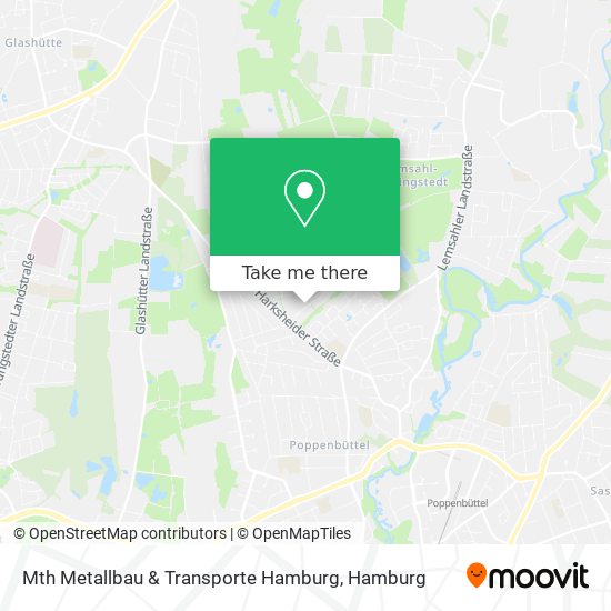 Mth Metallbau & Transporte Hamburg map