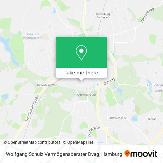 Wolfgang Schulz Vermögensberater Dvag map
