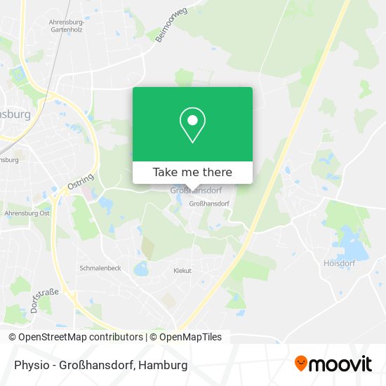 Physio - Großhansdorf map