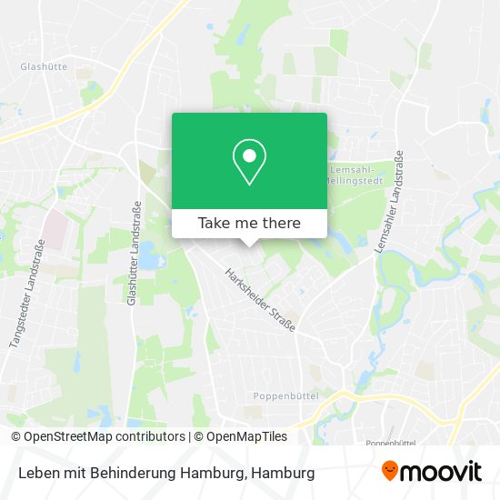 Leben mit Behinderung Hamburg map