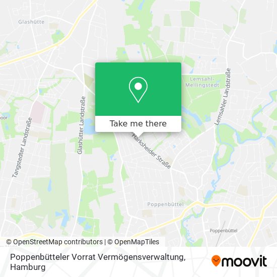 Карта Poppenbütteler Vorrat Vermögensverwaltung