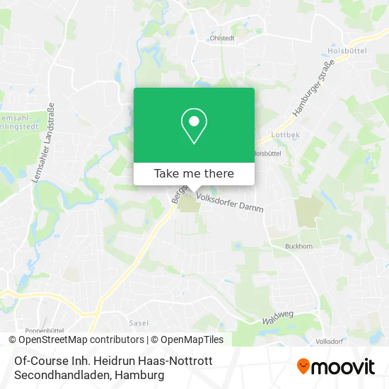 Карта Of-Course Inh. Heidrun Haas-Nottrott Secondhandladen