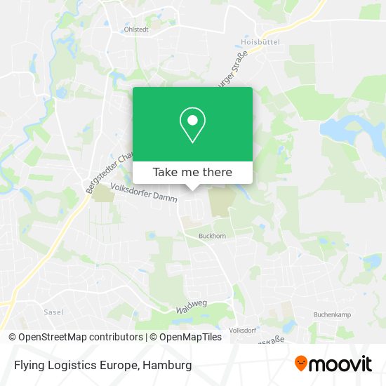 Flying Logistics Europe map