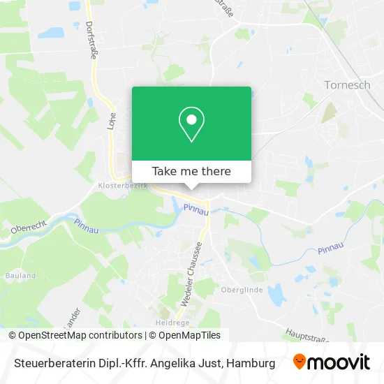 Карта Steuerberaterin Dipl.-Kffr. Angelika Just