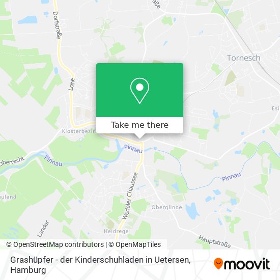 Grashüpfer - der Kinderschuhladen in Uetersen map