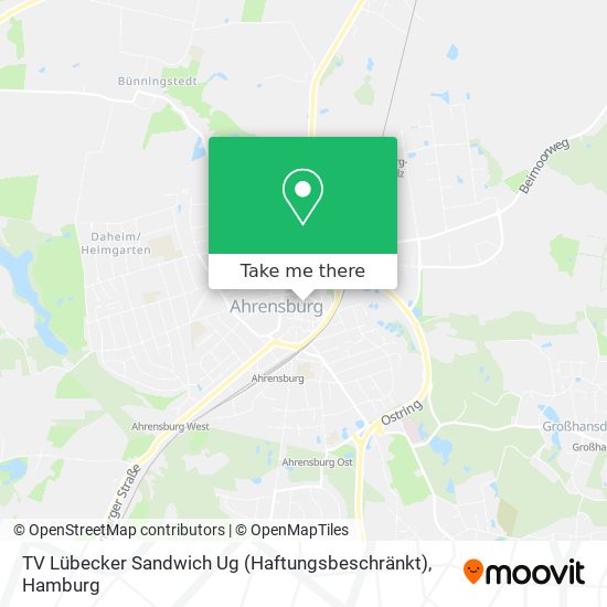 TV Lübecker Sandwich Ug (Haftungsbeschränkt) map