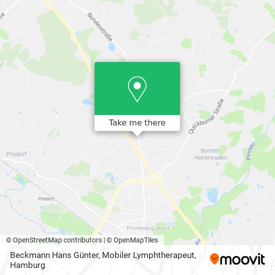 Beckmann Hans Günter, Mobiler Lymphtherapeut map