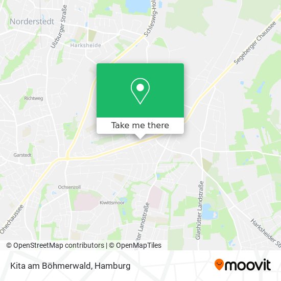 Kita am Böhmerwald map